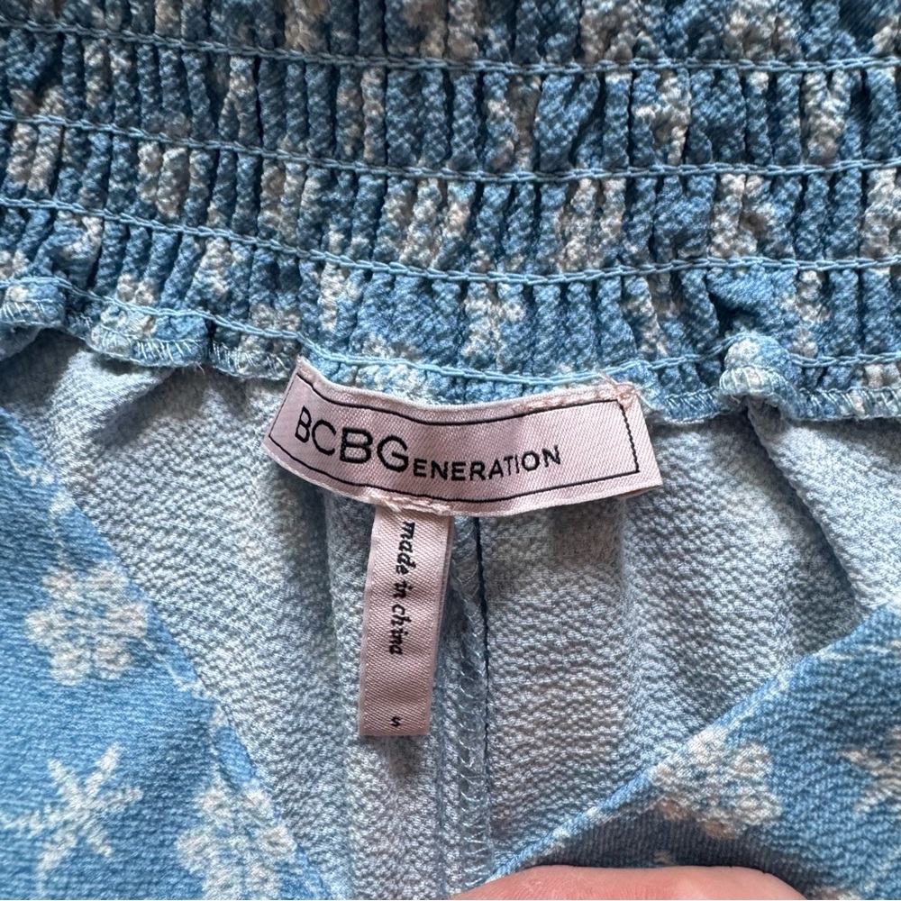 BCBGeneration Light Blue Floral Smocked Set - Picture 9 of 16